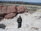 PICTURES/El Morro Natl Monument - Headland/t_Headland Trail - George at beginning.jpg